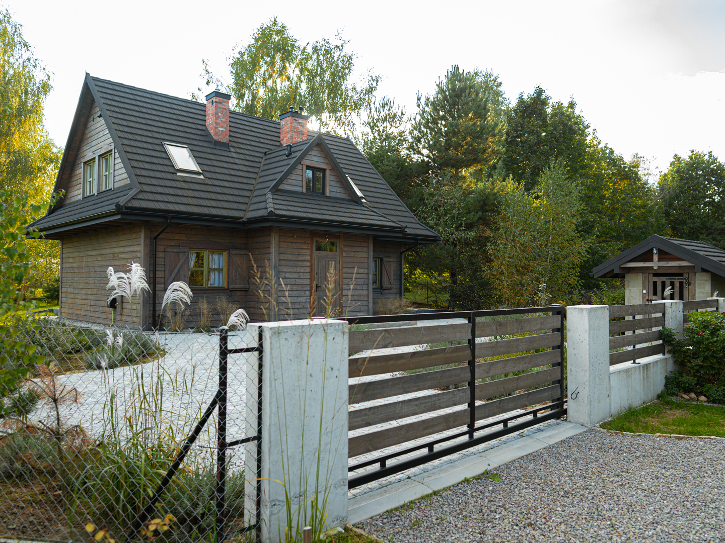 domek drewniany nałęczów